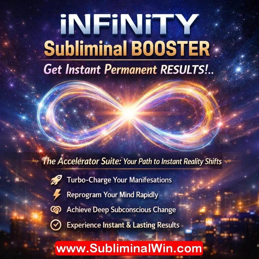 SubliminaliNFiNiTYBOOSTER iNFiNiTY Subliminal BOOSTER ∞ Unlock Instant, Lasting Results - Image 1