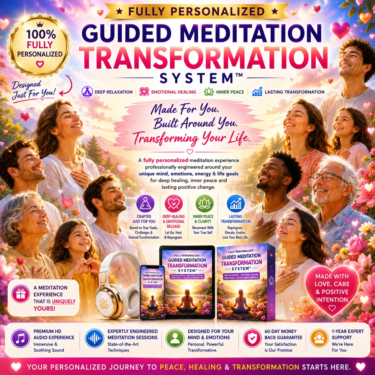 personalized-guided-meditation-session 🧠 Our Expert Team Will Professionally Design & Engineer a Fully Personalized Premium Guided Meditation Transformation Experience Tailored to Your Mind, Emotions, Energy & Life Goals for Deep Relaxation, Inner Healing & Lasting Positive Change. - Image 1