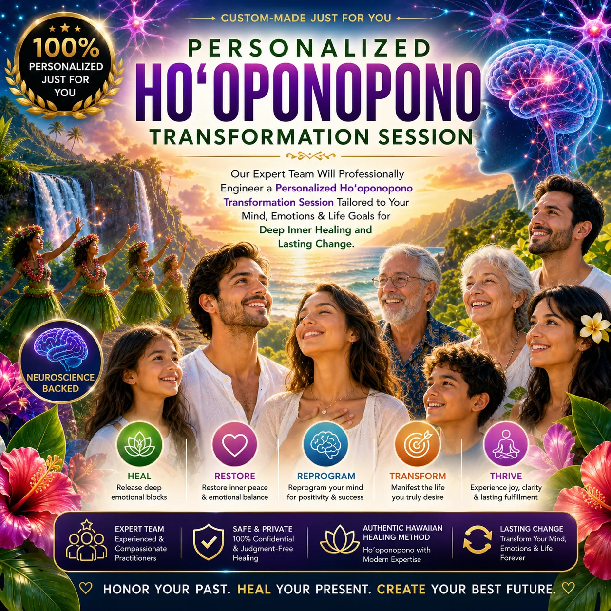 personalized-hooponopono-session-4 🧠 Our Expert Team Will Professionally Engineer a Personalized Ho’oponopono Transformation Session Tailored to Your Mind, Emotions & Life Goals for Deep Inner Healing and Lasting Change. - Image 1